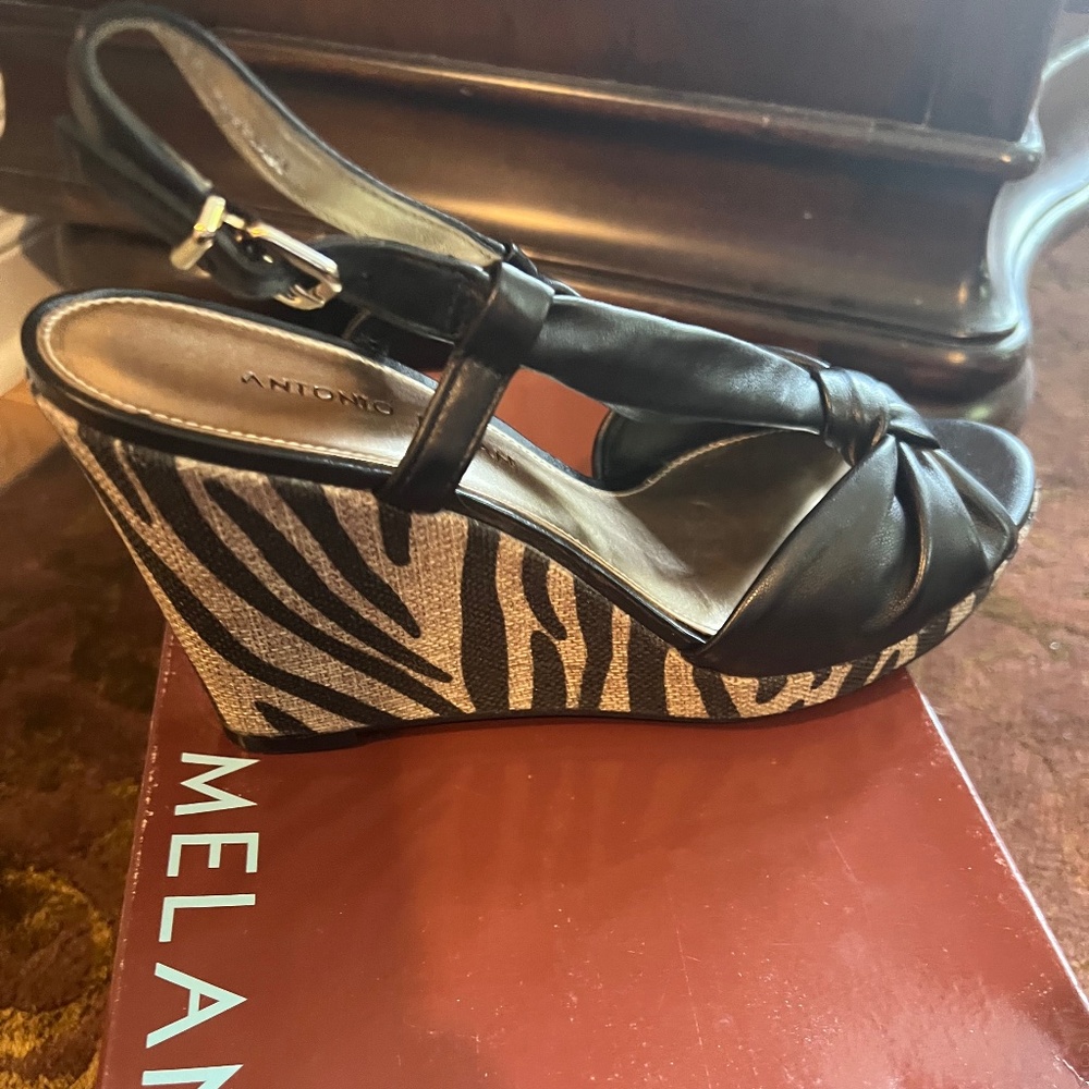 New-Never Worn- Antonio Melani Voss Wedge